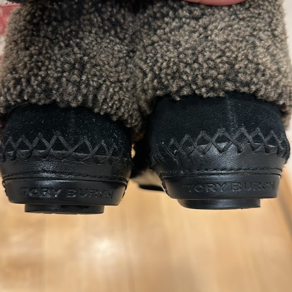 Tory Burch Nathan Shearling Moccasin booties size 7 - Picture 7 of 8